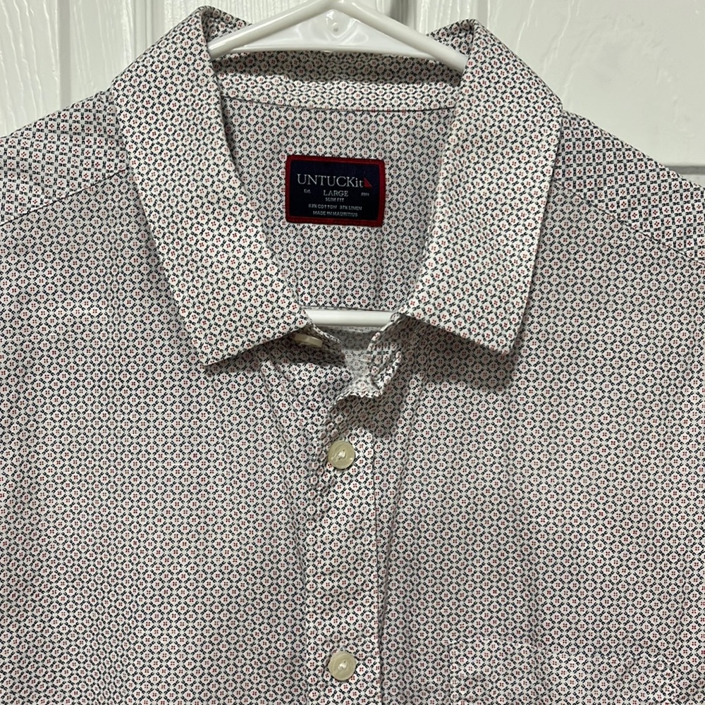 Untuckit Large Slim Short Sleeve